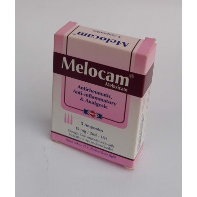Melocam 15 mg/2 ml ( meloxicam ) 3 ampoules 